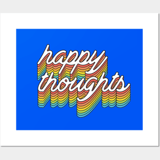 happy thoughts Posters and Art